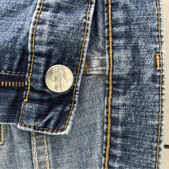 Lacoste Denim Blue Boot Cut Jeans - Picture 4 of 9